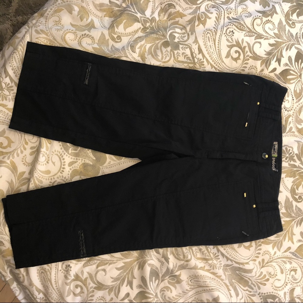 Jamie Sadock black stretch knee pants, 2